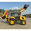 Powerful backhoe loader with digging capacity